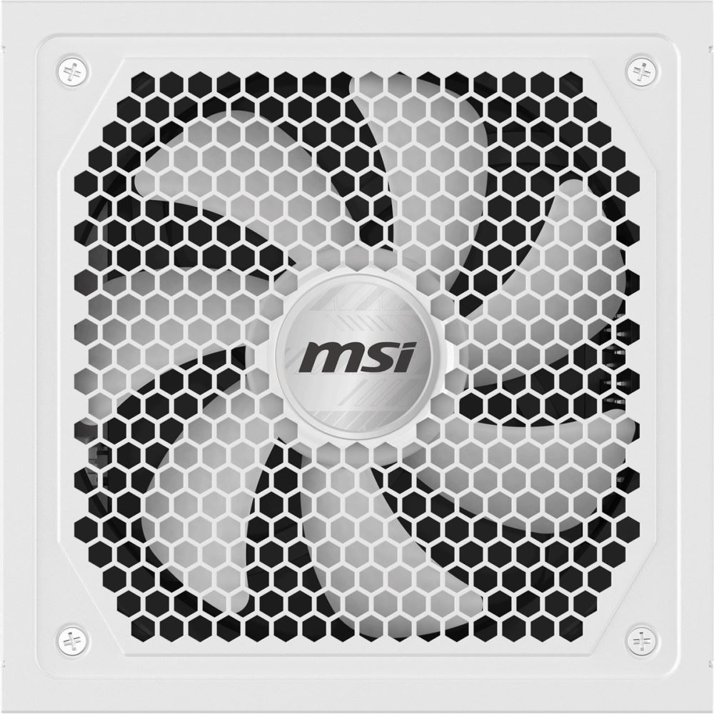 Msı Mag A1000gl Pcıe5 Whıte 1000w 80+ Gold Power Supply