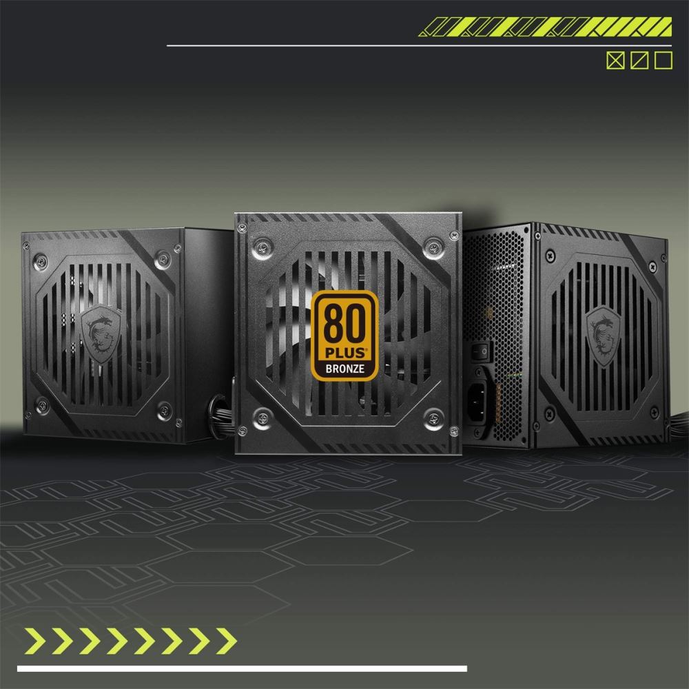 Msı Psu Mag A650bnl 650w 80+ Bronze Power Supply