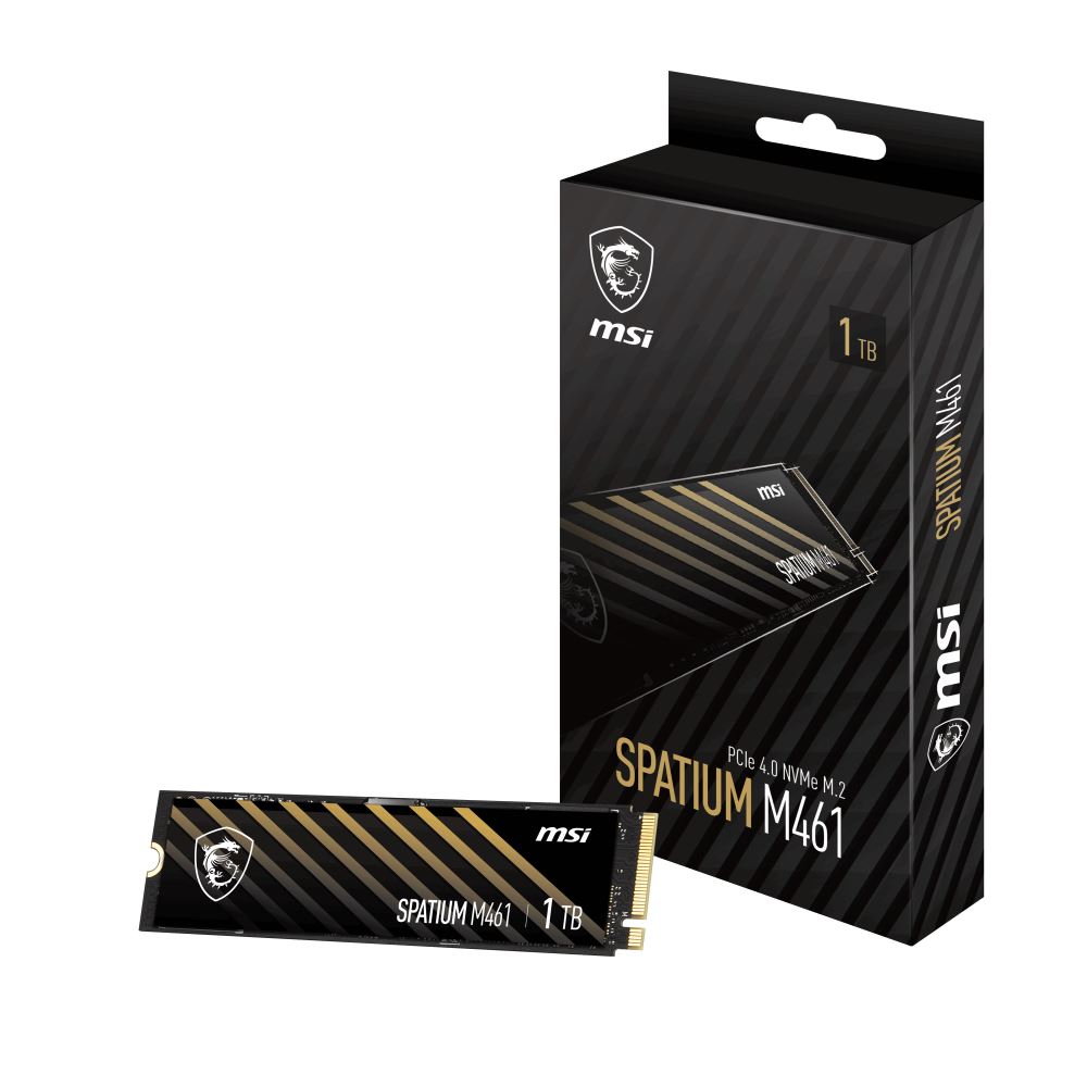 MSI SSD SPATIUM M461 NVME M.2 1TB NVMe M.2 1TB R:5000 W:3200