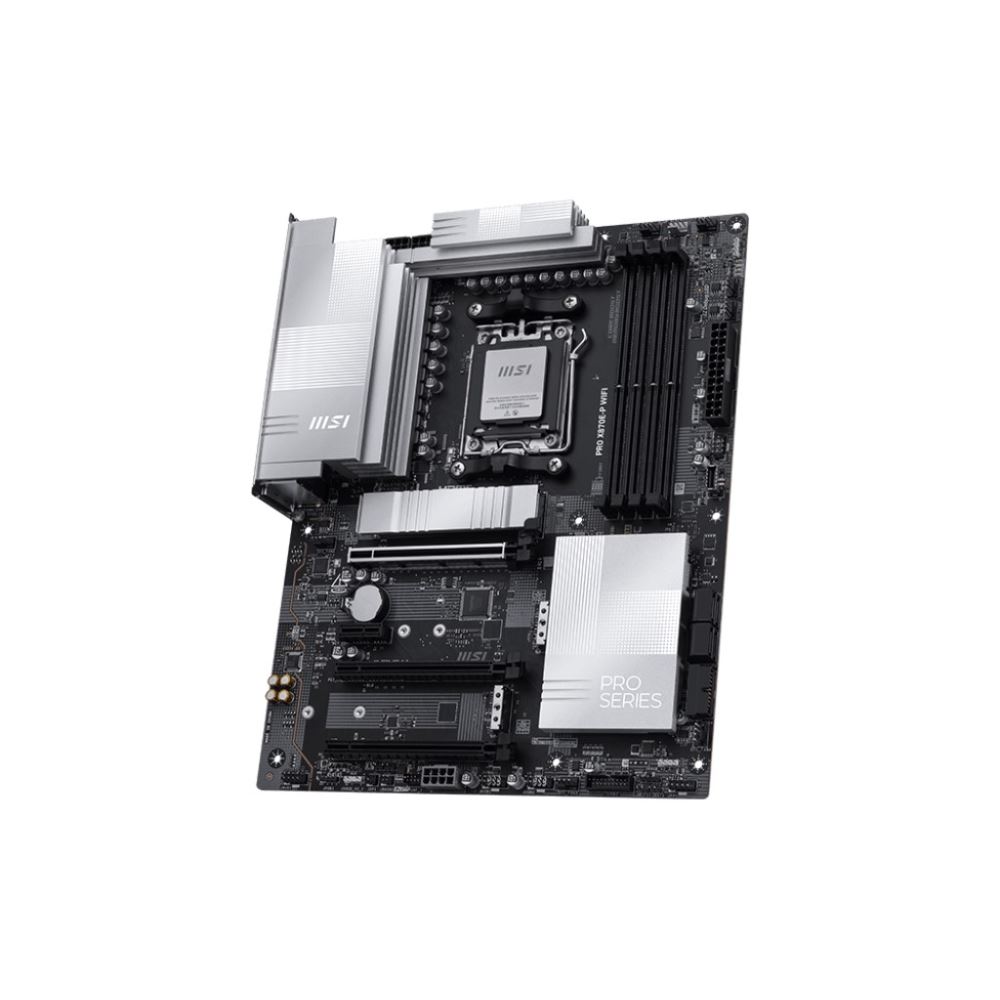 Msı Pro X870e-P Wıfı Am5 Ddr5 8200mhz(Oc) 3x M.2  Usb4 Gbps Hdmı 5g Lan Wıfı 7 Rgb Atx