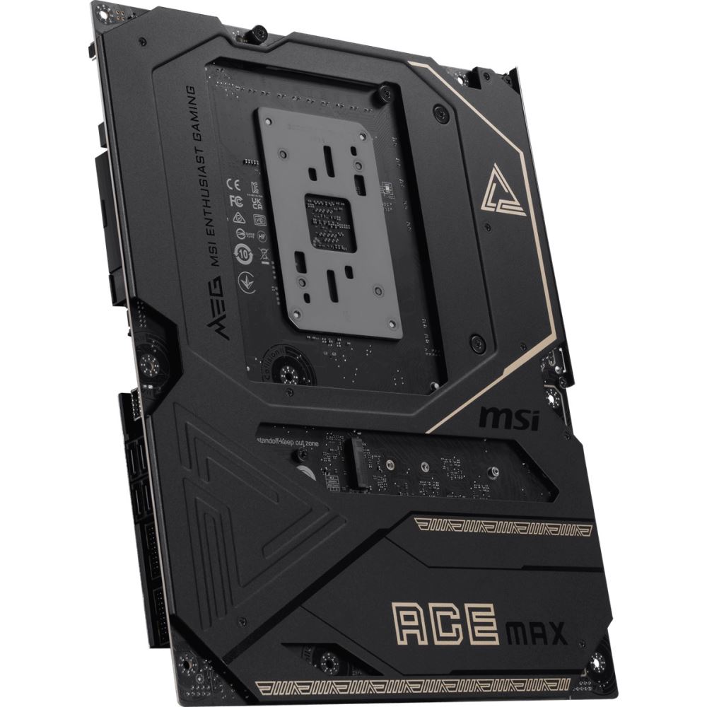 Msı Mb Meg X870e Ace Max Am5 Ddr5 8400mhz(Oc)Usb 40gbps 5x M.2 Hdmı 2x Type-C Dp 10g Lan 5g Lan Wıfı 7 Rgb Atx