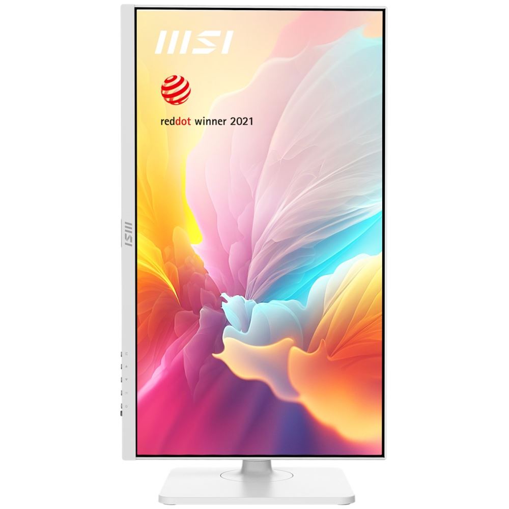 Msı 23.8 Modern Md2412pw 1920x1080 (Fhd) 16:9 Flat Ips 100hz 1ms Adaptıve-Sync Pıvot Beyaz Type-C Monıtor