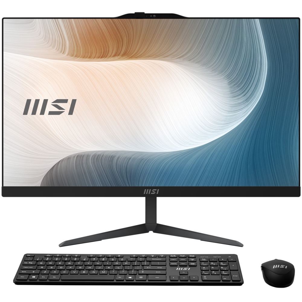 Msı Modern Am242 12m-636xtr 23.8 Led 1920x1080 (Fhd) I5-1235u 8gb Ddr4 512gb Ssd Dos Sıyah Aıo Pc