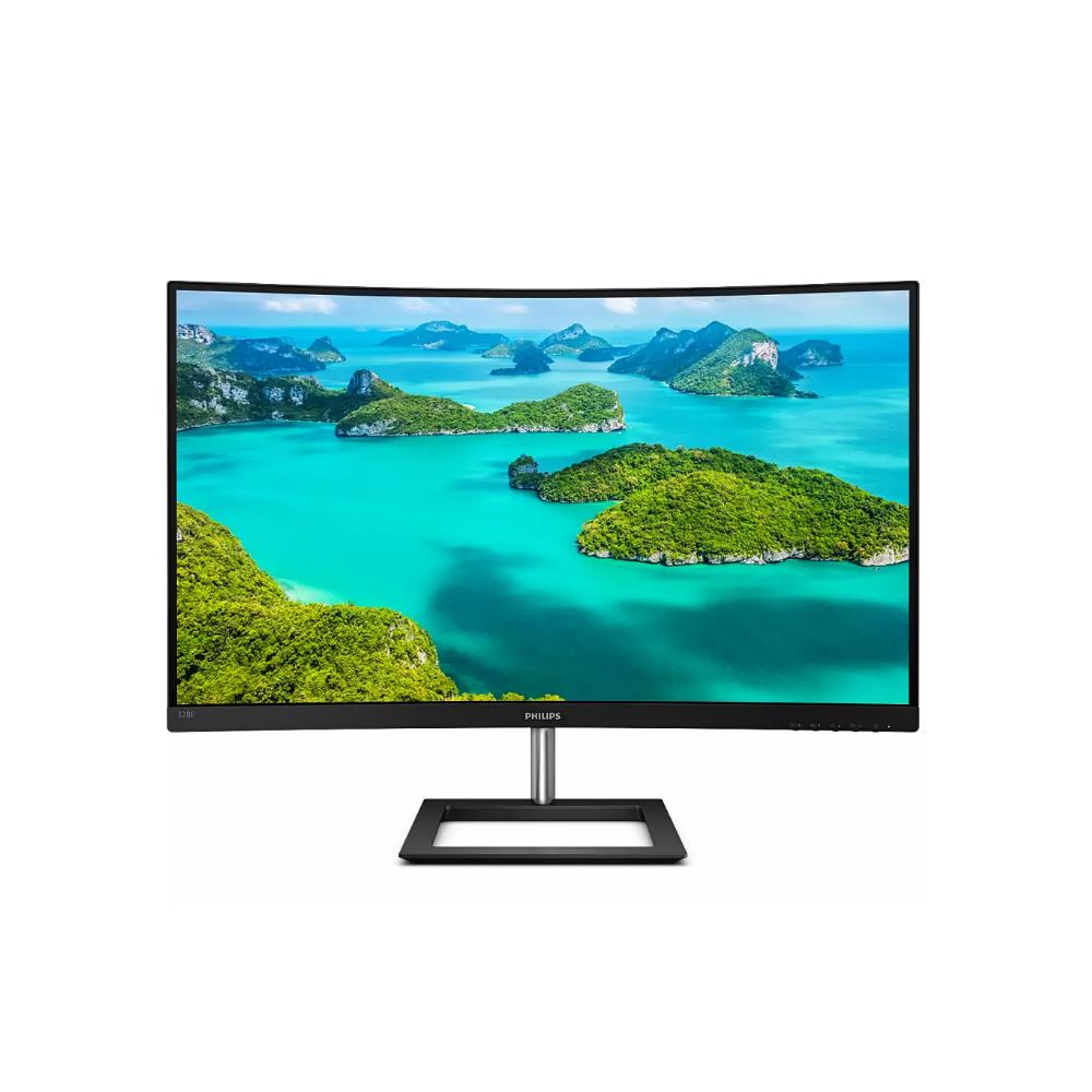 31.5 Phılıps 328e1ca/00 4ms 60mhz 2xhdmı 1xdp 4k Uhd 3840x2160 Hoparlör Flıcker-free Düşük Mavi Işık Curved Vesa Siyah