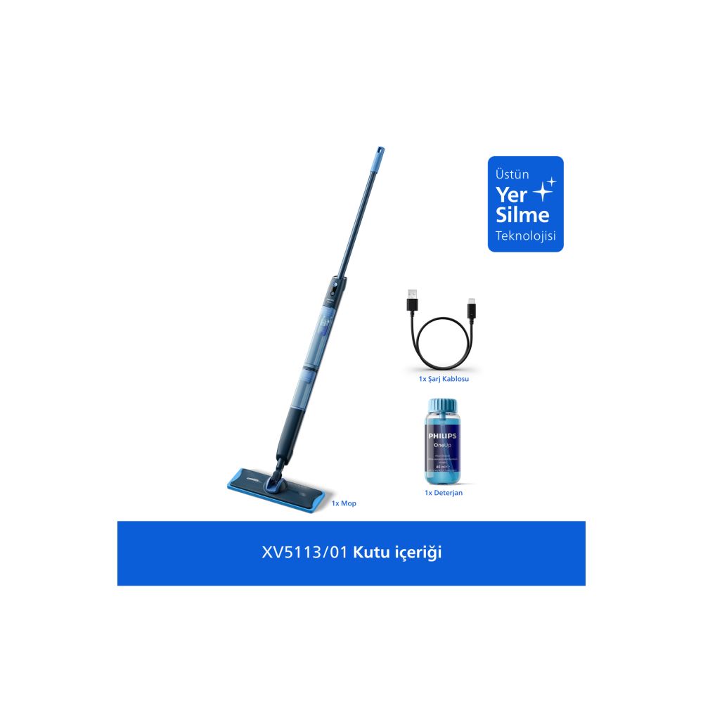 Philips XV5113/01 One Up Elektrikli Mop