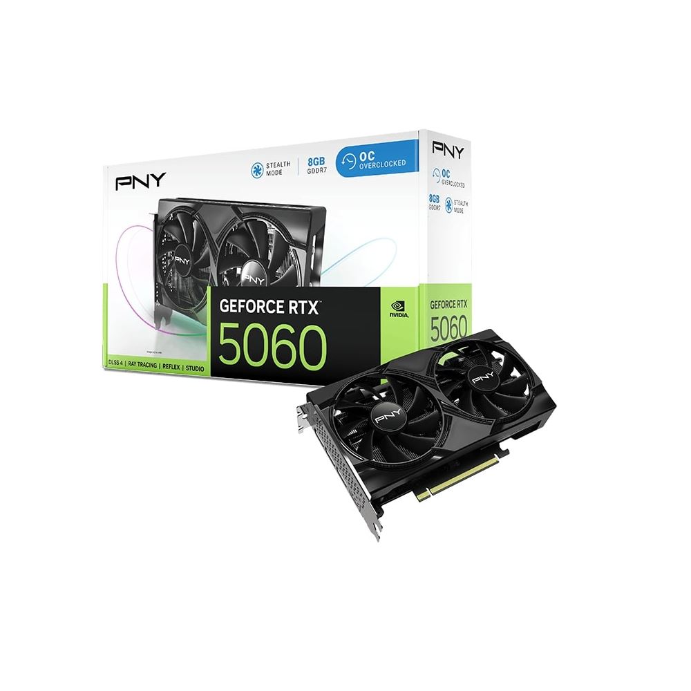 Pny Rtx 5060 Oc 8gb Gddr7 128bit (vcg50608dfxpb1-o) Ekran Kartı