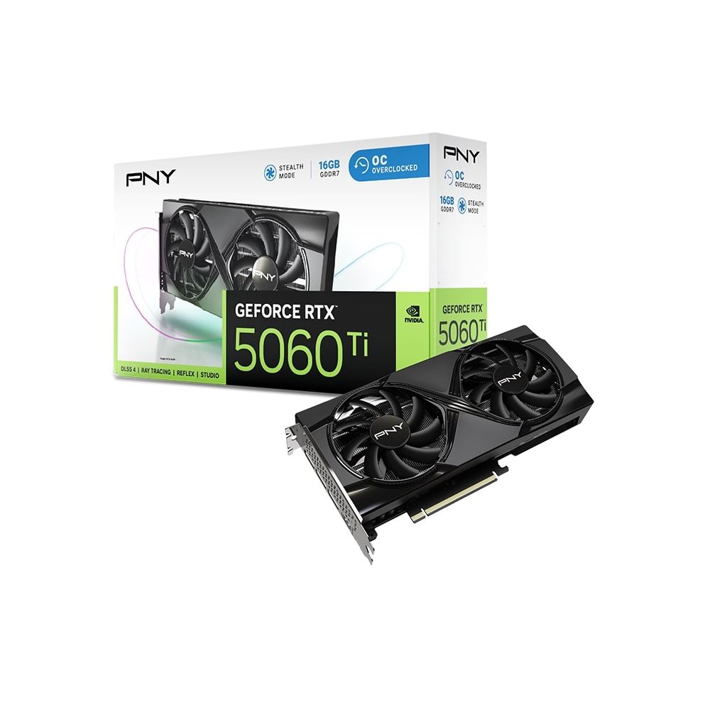 Pny Rtx 5060 Ti Oc 16gb Gddr7 128bit (vcg5060t16dfxpb1-o) Ekran Kartı
