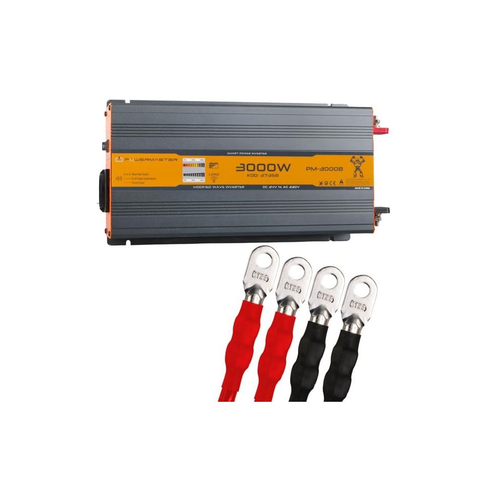 PowerMaster PM-3000b 24 Volt 3000 Watt Power İnvertör