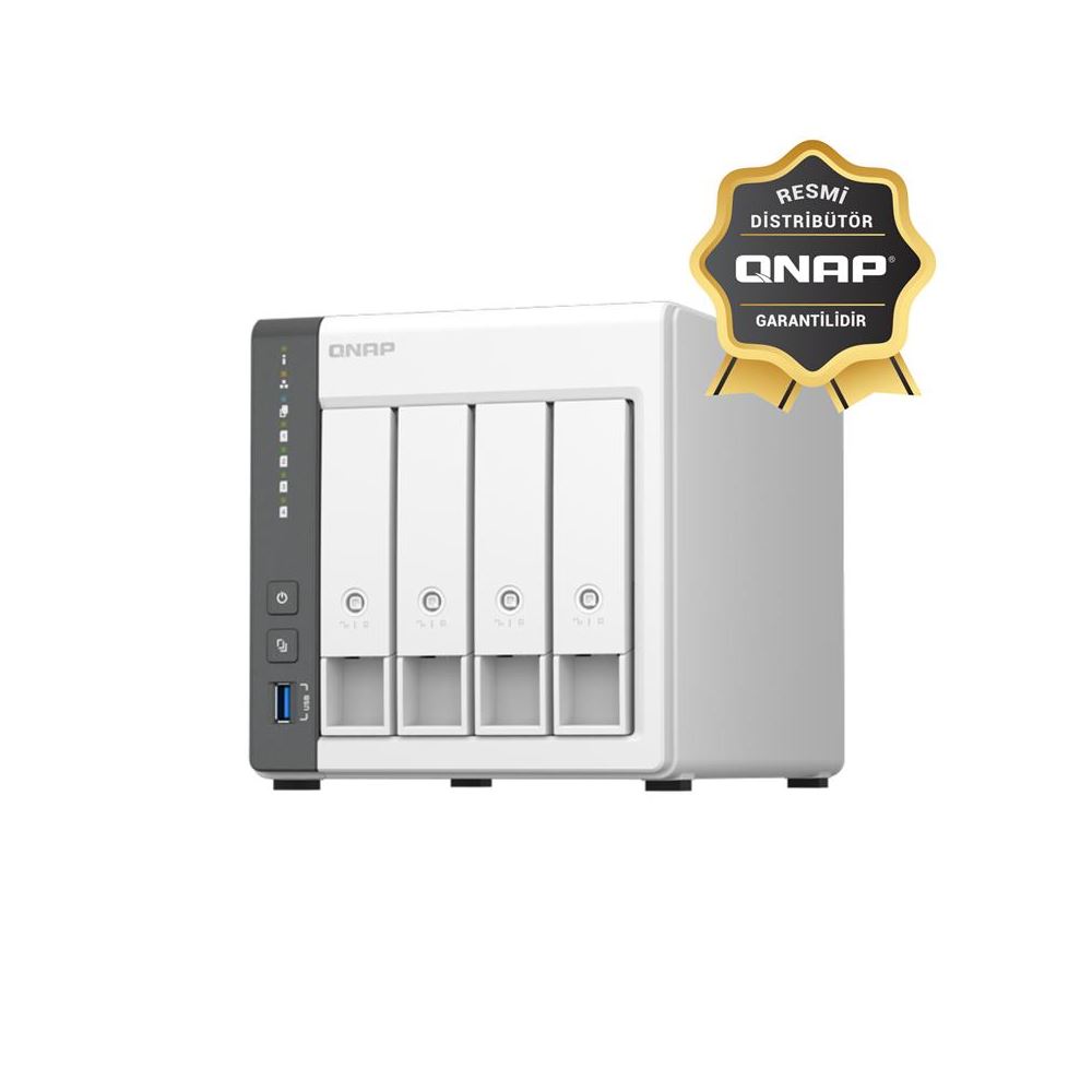 Qnap Ts-433-4gb Ram 4 Hdd Yuvalı Tower Nas (resmi Distribütör Garantili)