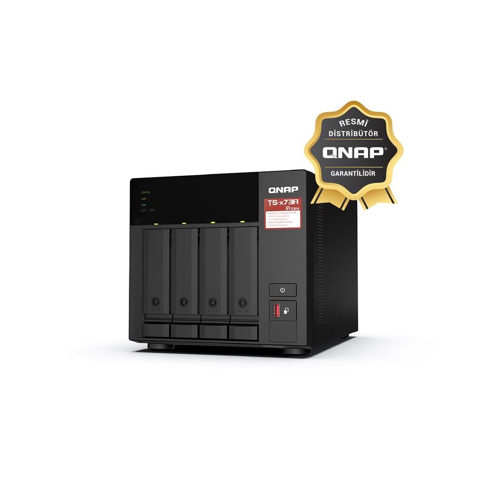 Qnap Ts-473a-8gb Ram 4 Hdd Yuvalı Tower Nas (resmi Distribütör Garantili)