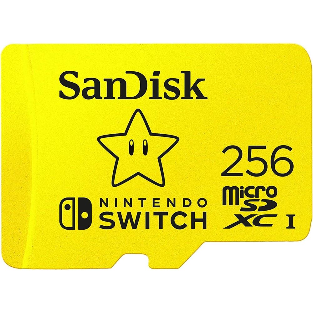SanDisk Nintendo Switch 256GB 100mb/s Microsdxc Hafıza Kartı SDSQXAO-256G-GN3ZN