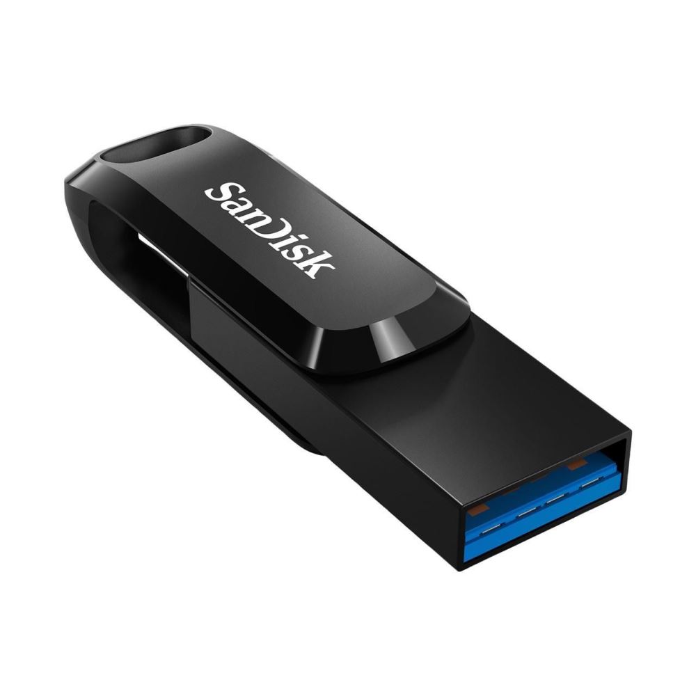 SanDisk Ultra Dual Drive Go 128GB Usb & Type-C Flash Bellek Siyah SDDDC3-128G-G46