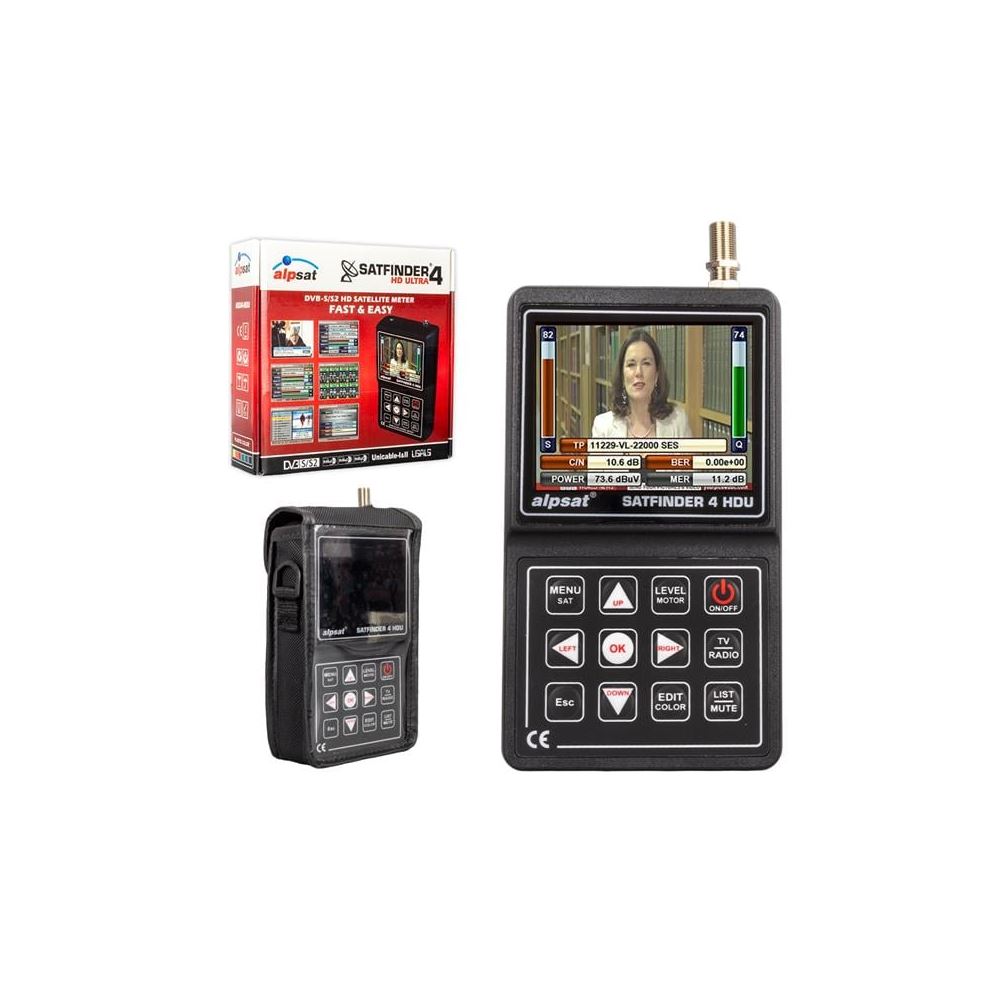 Alpsat Satfinder 4 Hd Ultra 3.5'' Lcd Ekranlı Uydu Yön Bulucu (as04-hdu)