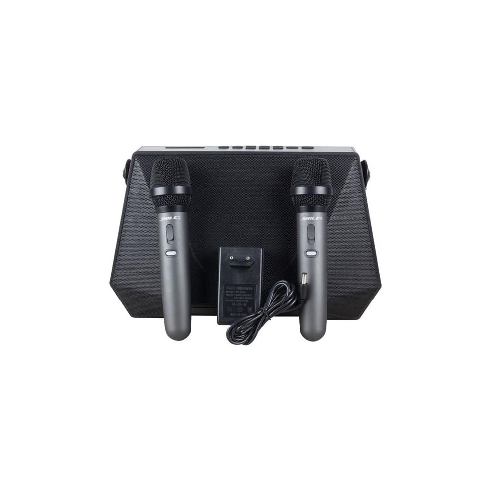 Shile Sl-3a İki El Mikrofonlu Kumandali USB/sd/bt Portatif Hoparlör