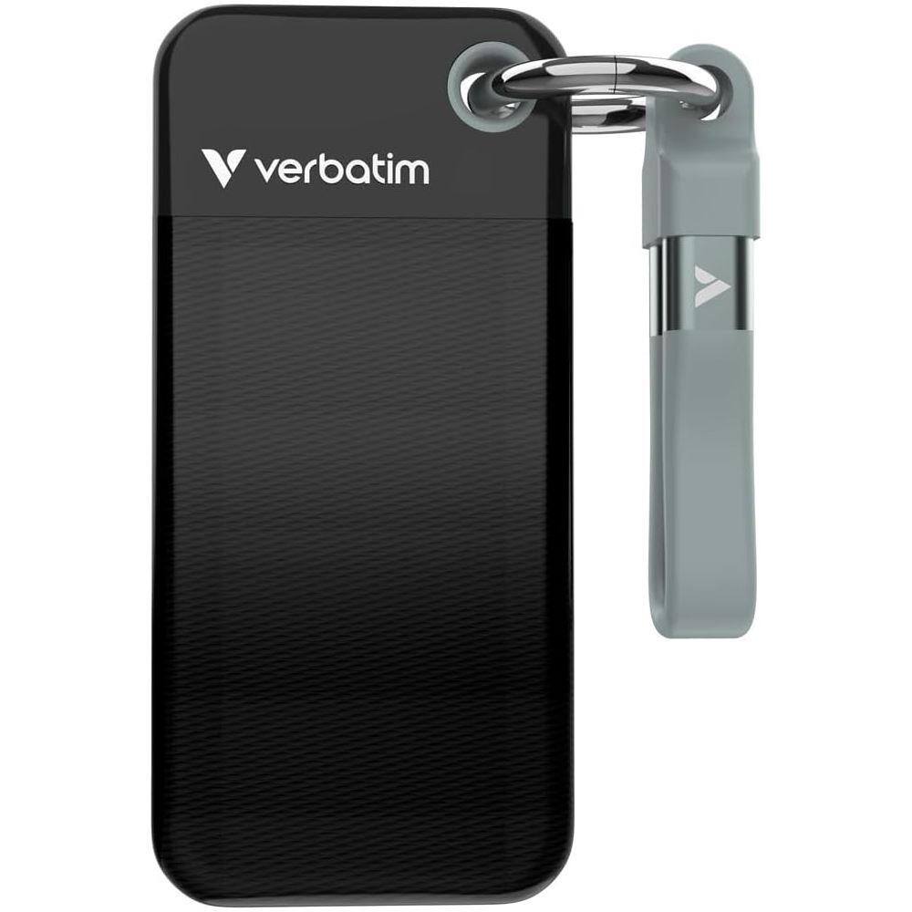 Verbatim Pocket SSD USB 3.2 Gen 2 512GB Black/Grey