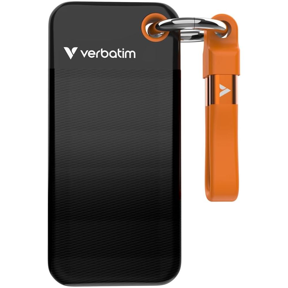 Verbatim Pocket SSD USB 3.2 Gen 2 512GB Black/Orange