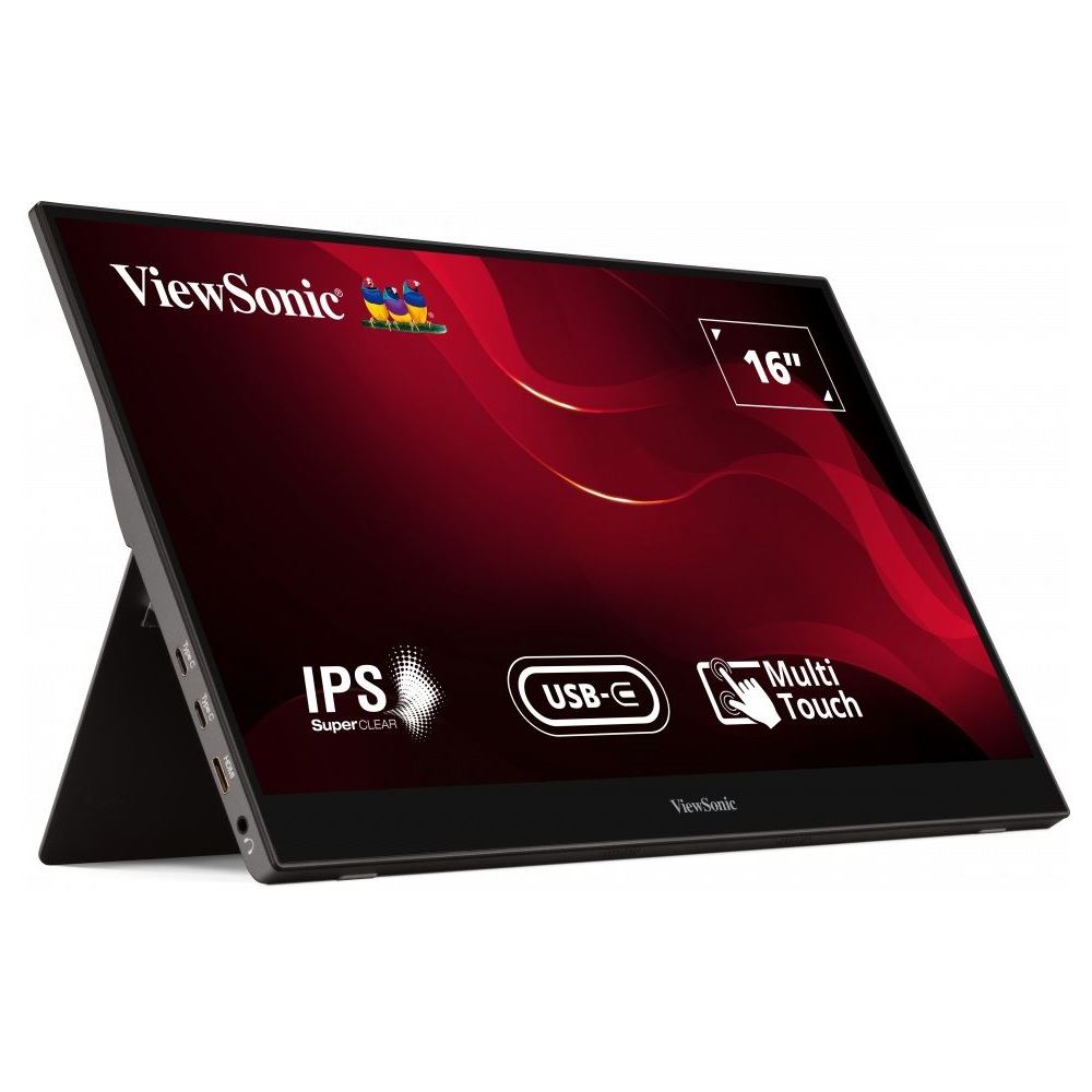 ViewSonic TD1655 15.6 inç 60Hz 7ms (Mini HDMI+Type-C) Full HD Dokunmatik Taşınabilir Monitör