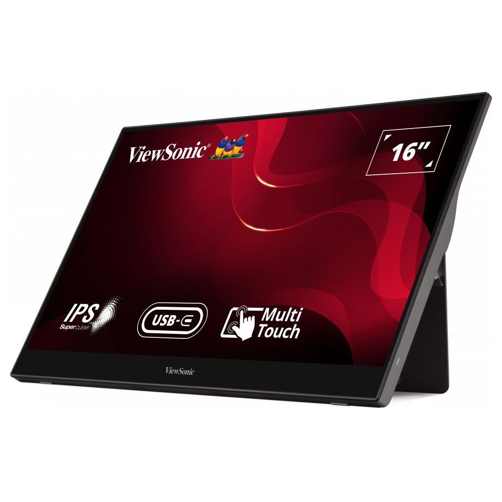ViewSonic TD1655 15.6 inç 60Hz 7ms (Mini HDMI+Type-C) Full HD Dokunmatik Taşınabilir Monitör